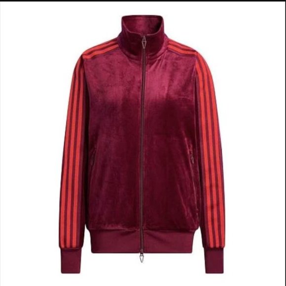 Ivy Park Chery Wood Velour V-Day Track Suite Jacket and Pant Set Gently used 2X - Picture 1 of 14